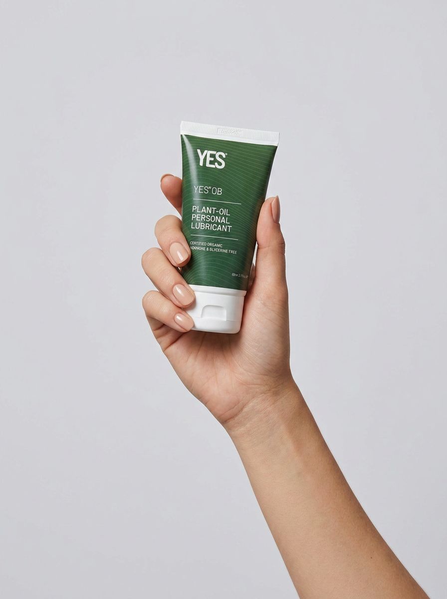 Natural Plant-Oil Based Personal Lubricant 80ml - Gynaecologist Recommended, Hypoallergenic, Dual Purpose Massage Oil