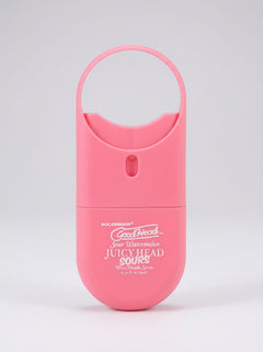 GoodHead Juicy Head Sours Dry Mouth Salivating Spray Sour Watermelon compact pink to-go bottle
