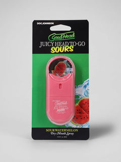 GoodHead Juicy Head Sours Dry Mouth Salivating Spray Sour Watermelon 9ml boxed to-go spray