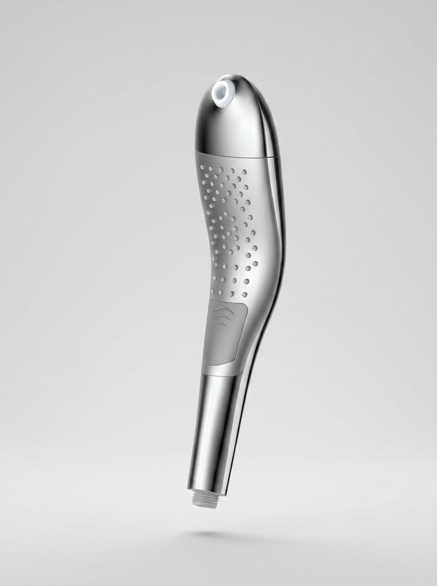 AISNN AquaPulse Trio 3-in-1 shower head massager with multiple spray settings and ergonomic design.