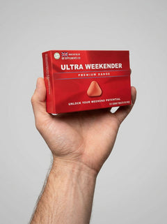 GB Supplements Ultra Weekender Premium herbal supplement tablets for aphrodisiac and enhancer support, 10-pack.