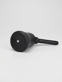 Prowler RED 350ml black angle anal cleansing douche, silicone material, ergonomic design, suitable for anal hygiene and cleansing.