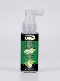 GoodHead Juicy Head Sours Dry Mouth Salivating Spray in Sour Green Apple flavour, 59ml pump bottle