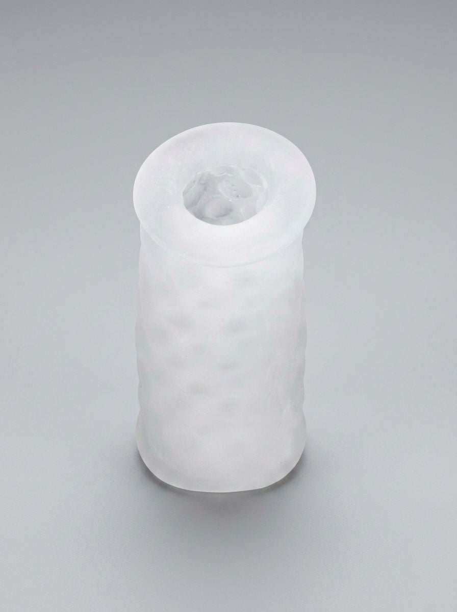 Me You Us Knobbly Dual End Stroker with textured interior, showcasing its luxurious design for ultimate pleasure and stimulation.