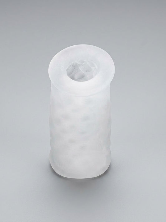 Me You Us Knobbly Dual End Stroker with textured interior, showcasing its luxurious design for ultimate pleasure and stimulation.