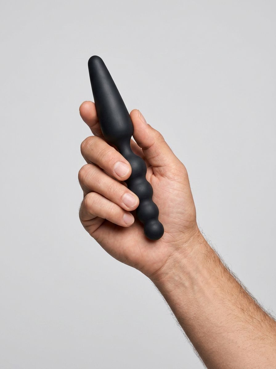 Nanma Dark Stallions Silicone Dual Butt Plug Black 7in