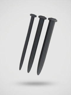 ABS Brutus Nail It Silicone Sound Set with three urethral sounding dilators in 5mm, 9mm, and 11mm sizes on a white background.