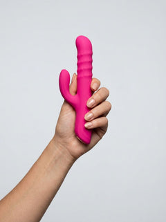 Lovense Velvo Rabbit - Innovative App-Controlled Vibrator With 360° Rolling Beads & Dual Motors
