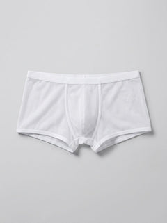 Male Power Micro Mini Pouch Short in Black or White Mesh