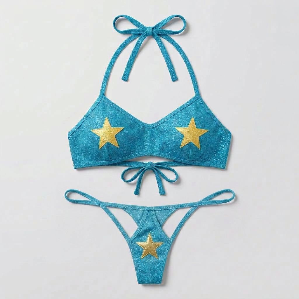 Electric All Star bra and panty set featuring stylish lingerie with supportive design and comfortable fit.