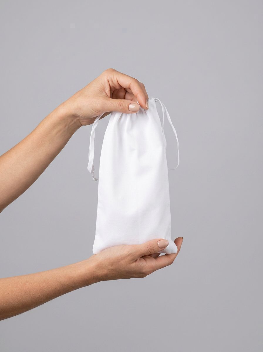 Medium hygiene storage bag by Blush Novelties for safe, antibacterial storage of sex toys.