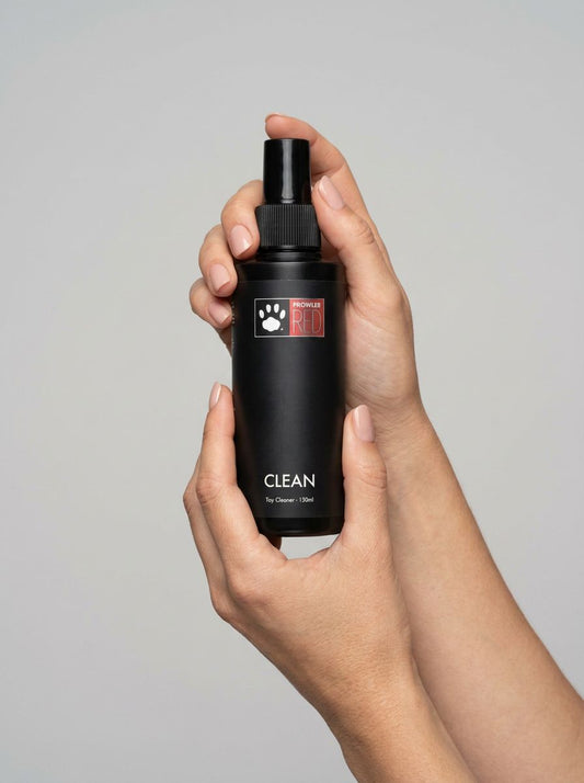 Prowler RED Clean Toy Cleaner 150ml - luxury antibacterial toy cleaner for intimate accessories.