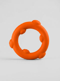 Elegant presentation of the Oxballs Spinner Single Silicone Stretch Cock Ring, showcasing its luxurious silicone design as a premium cock ring.