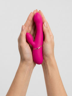Rechargeable ELDA Intense Tapping G-spot Vibrator, whisper-quiet motor for discreet pleasure, perfect for intimate moments.