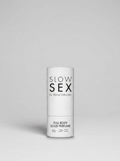 Elegant design of Slow Sex Full Body Massage Oil Scented Solid Perfume in luxurious packaging, perfect for romantic occasions.