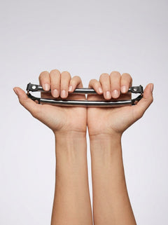 Sophisticated Kiotos Leather & PVC Bit Gag showcasing the classic PVC rods bit gag style