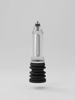 Elegant view of the Bathmate Hydro 7 Clear Hydropump Penis Pump, showcasing its innovative water-based design for effective penis pump therapy.