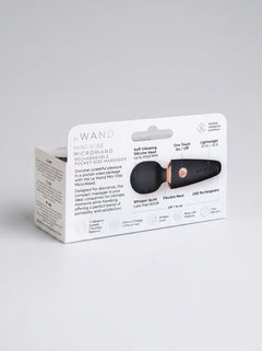 Le Wand Mini Micro Rechargeable Massage Wand Vibrator with USB charger - a technologically advanced luxury mini massage wand for modern users.