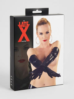 Black Latex Gloves - Durable and Stylish Unisex Gloves, elegant black latex gloves for creative expression