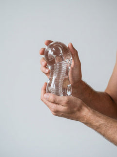 Experience the stunning Wave Sucker Stroker Male Masturbator by Me You Us, featuring a closed-end design that enhances sensations, embodying the ultimate sucker stroker experience.