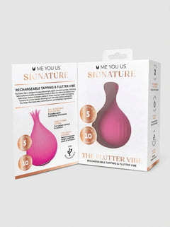 Me You Us Signature The Flutter Vibe Flicking Clitoral Vibrator for elegant external clitoral stimulation
