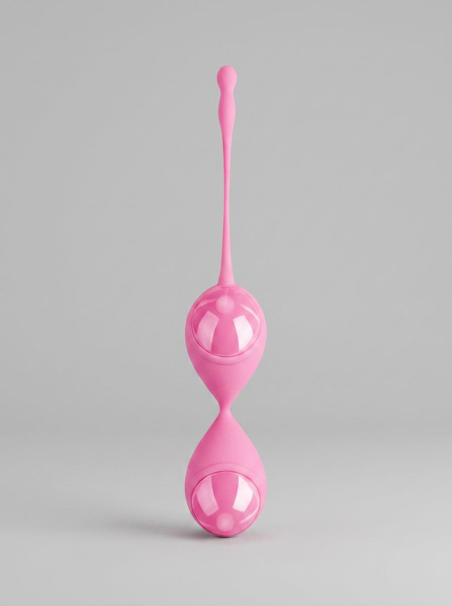 Vibe Therapy Fascinate Duo Kegel Love Balls elegantly displayed, showcasing their luxurious design for pelvic exercise and enhanced intimate pleasure with kegel balls.