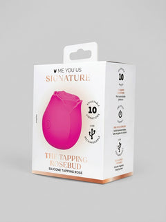 Me You Us Signature The Tapping Rosebud – Pink or Purple tapping rose toy with USB rechargeable functionality