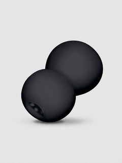 Me You Us Signature The Bubble Dual Ended Stroker close-up of the soft, flexible TPE stroker sleeve
