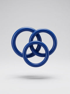 Me You Us Signature The Chubby Silicone Cock Ring 3Pc Set, phthalate-free cock ring set