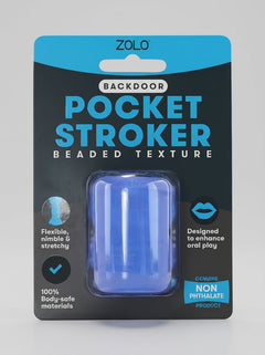 Zolo Backdoor Pocket Stroker Blue