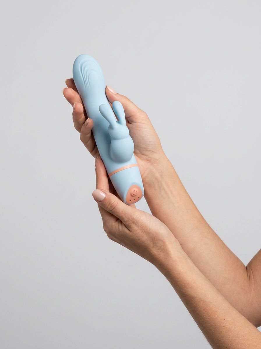 MINA Hail Come Hither Rabbit Vibrator - 5 Function Silicone, G-Spot & Clitoral Stimulation, USB Rechargeable