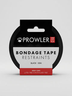 Sleek Bondage Tape Restraints - 20m of Durable, 1 Inch Wide Bondage Tape for Creative and Sensual Restraint by Prowler RED.