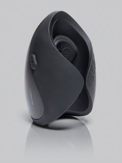Hot Octopuss Pulse Solo Essential Male Stroker with textured stimulation grooves, black male stroker detail