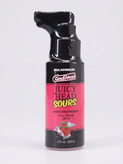 GoodHead Juicy Head Sours Dry Mouth Salivating Spray in Sour Strawberry flavour, 59ml pump bottle