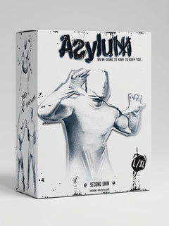 Elegant Asylum Second Skin Zip-Up White Full Length Body Suit Fantasy Costume, a must-have white body suit costume for creating a seamless and iconic look at parties and performances.