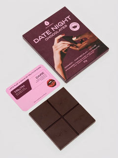 Luxurious aphrodisiac chocolate by The Oh Collective for romantic evenings, featuring 60% dark chocolate with playful popping candy.