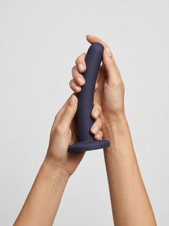 Mina Pure Curved Silicone Dildo, 6.5-inch, realistic design, smooth silicone material, for adult intimate pleasure.
