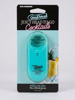 GoodHead Juicy Head Cocktails Dry Mouth Salivating Oral Spray Piña Colada To-Go product packaging front