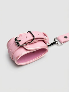 Strict Bondage Harness with Bows Pink ML, an exquisite bondage harness designed to accentuate curves and elevate the sensual experience.