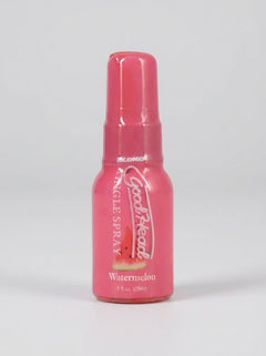 Bottles of Watermelon Tingle Spray included in the GoodHead Pussy Pleasure Tongue Ring & Tingle Spray Party Kit for a fruity twist.