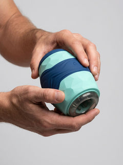 Delightful and colourful Party Color WANKY Male Masturbator – a high-end vibrating stroker offering customizable sensations for an exquisite solo experience, ideal for both beginners and connoisseurs of pleasure.