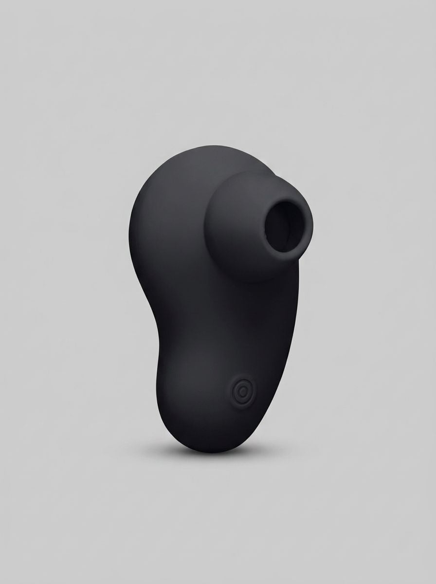 Me You Us Signature The Tapper Clitoral Pulsating Suction Vibrator showing its compact ergonomic design