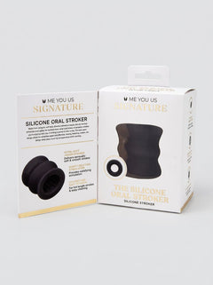 Me You Us Signature The Silicone Oral Dual Ended Stroker, premium one-size dual ended stroker design