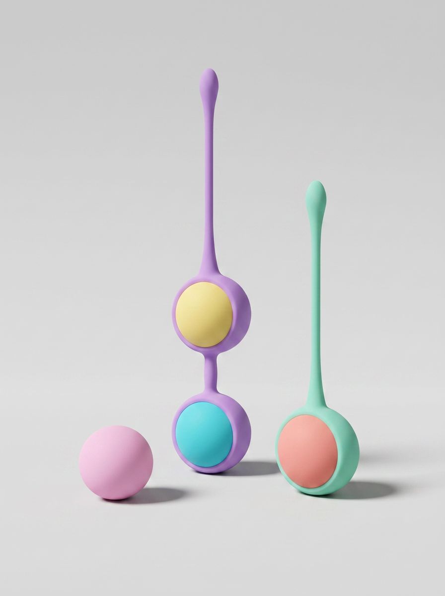 Party Colour Boly Silicone Kegel Training Beads Set