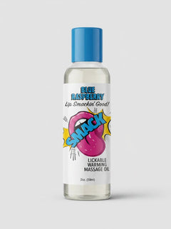 Smack Lickable Warming Massage Oil Blue Raspberry