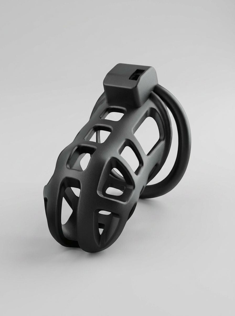 Impound Titan Cock Cage – Premium Chastity Device with 3 Ring Sizes and Durable 95% ABS Material
