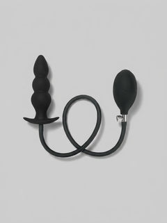 Luxurious Me You Us Inflatable Beaded Anal Silicone Butt Plug designed for enhanced pleasure, featuring a unique inflatable beaded anal plug design for ultimate comfort and stimulation.