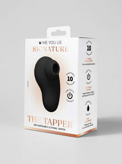 Me You Us Signature The Tapper Clitoral Pulsating Suction Vibrator with button controls and 10 modes