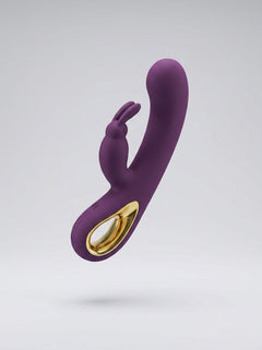 Pretty Love Liam Rabbit G-Spot Vibrator Purple featuring the unique app connection and versatile vibration modes, perfect for adventurous couples eager to ignite their passion.