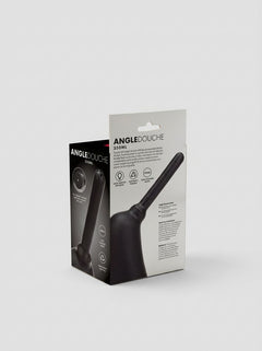 Black Prowler RED 350ml angle anal cleansing douche for douches and enemas, featuring a sleek design and ergonomic shape.